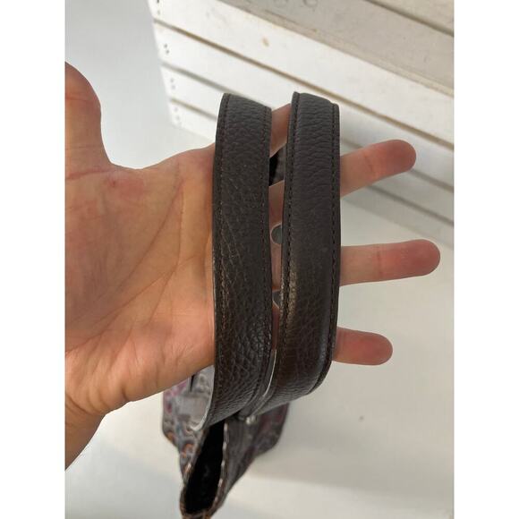 BRIGHTON D757287 BROWN LEATHER MULITI FLORAL SHOULDER BAG - Picture 16 of 16